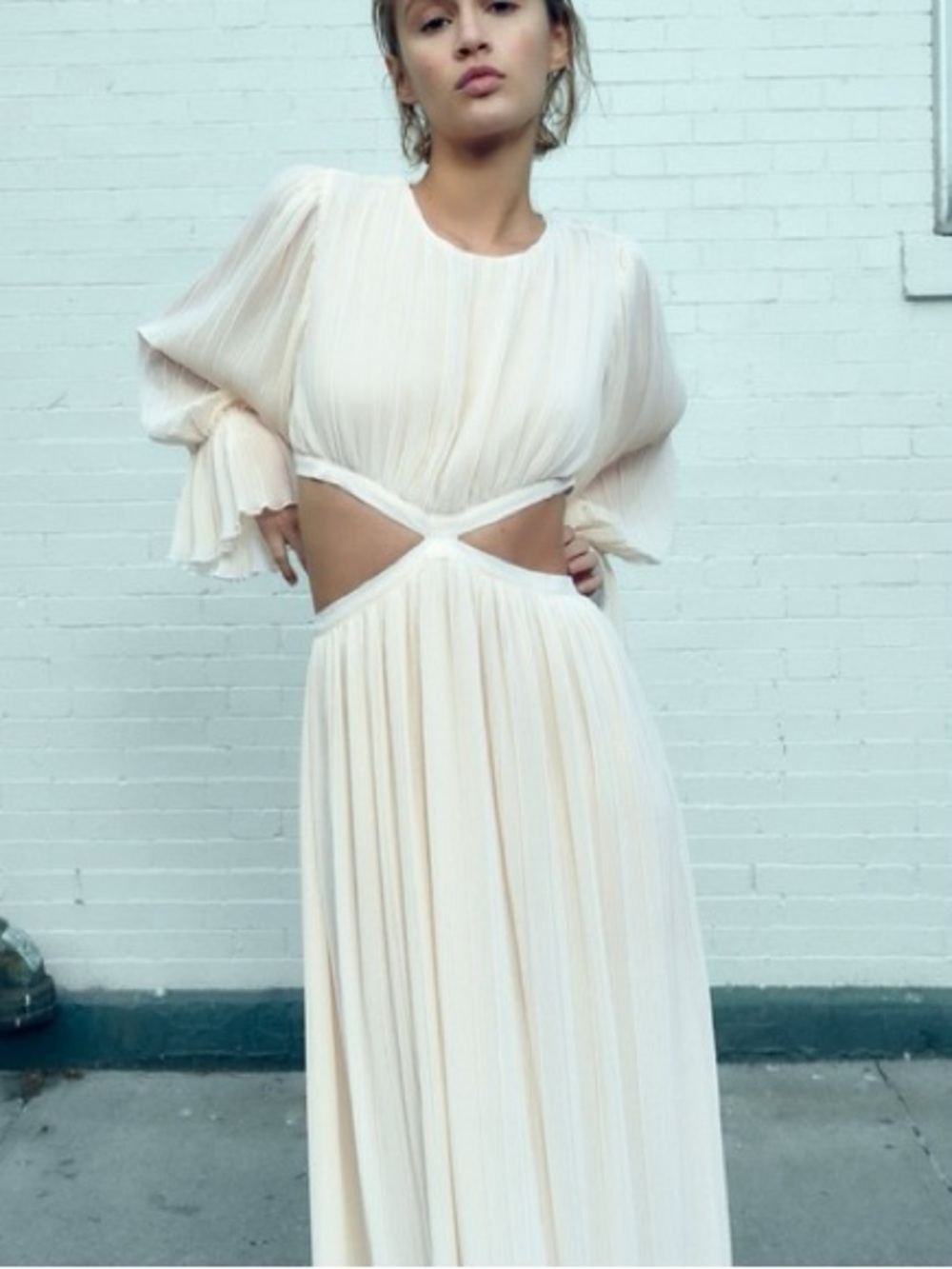 Zara Elegant Cutout Dress